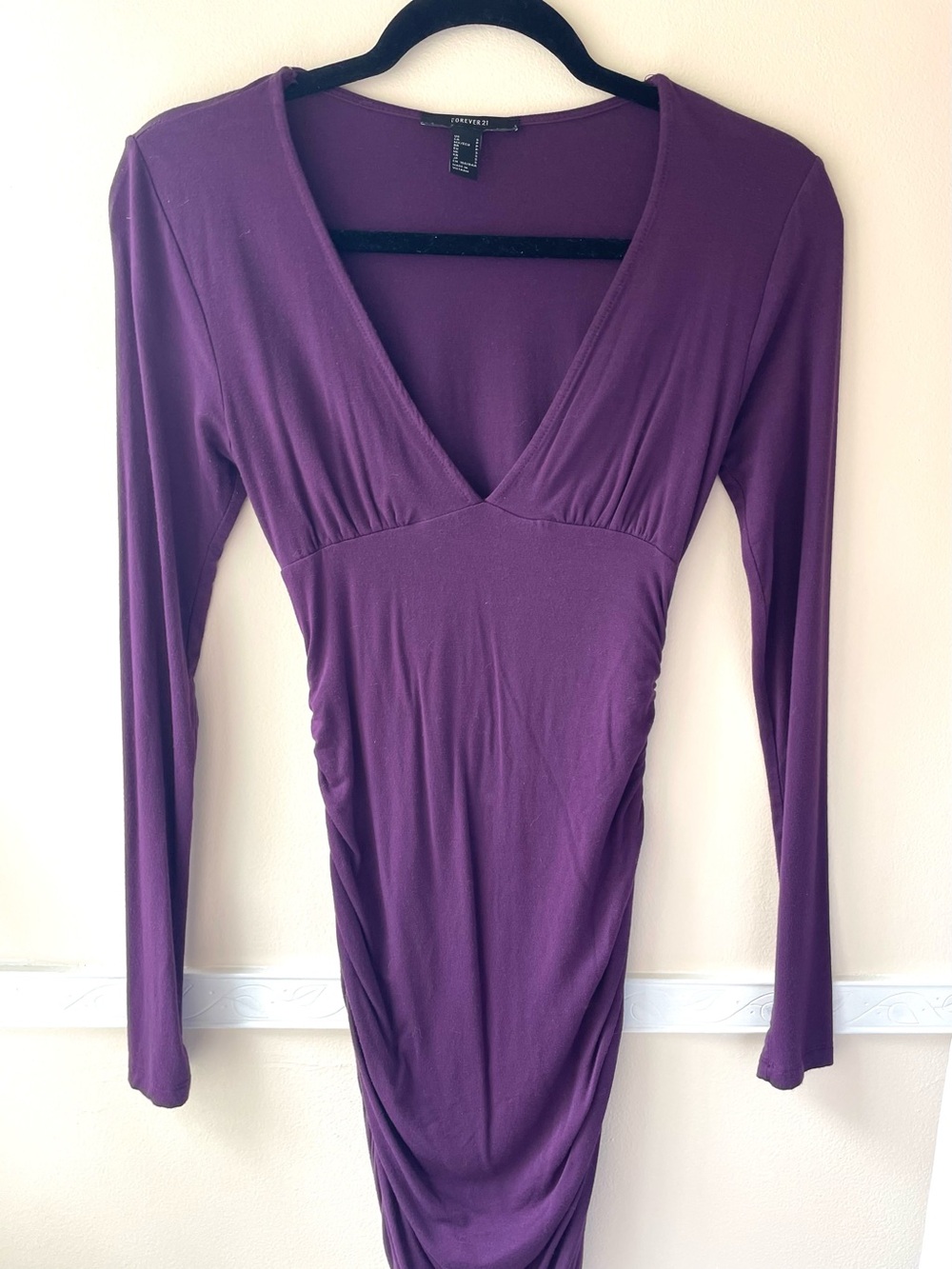 Forever 21 Purple Scoop Neck Top